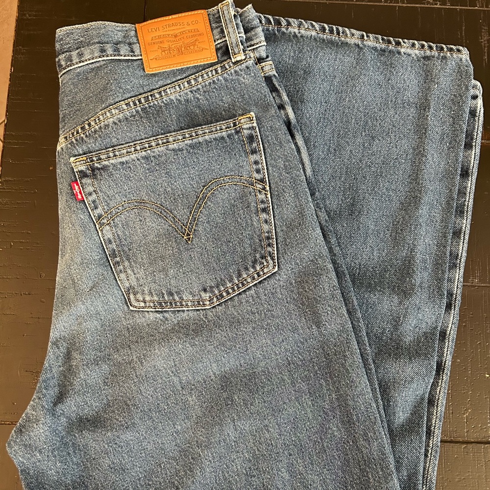 Wide leg jeans